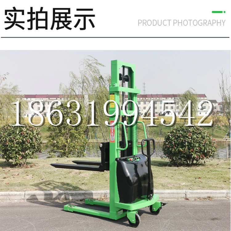盐埔乡电动叉车堆高车液压铲车电瓶1吨2吨站驾步行式小型全自动叉车